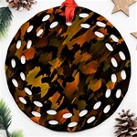 Abstract Autumn  Ornament (Round Filigree)  Front