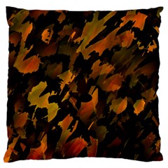 Abstract Autumn  Large Cushion Case (two Sides) by Valentinaart