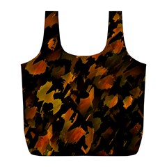 Abstract Autumn  Full Print Recycle Bags (l)  by Valentinaart