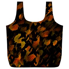 Abstract Autumn  Full Print Recycle Bags (l)  by Valentinaart