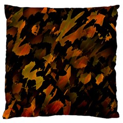 Abstract Autumn  Large Flano Cushion Case (two Sides) by Valentinaart