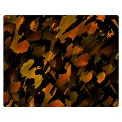 Abstract Autumn  Double Sided Flano Blanket (medium)  by Valentinaart