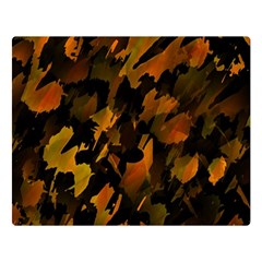 Abstract Autumn  Double Sided Flano Blanket (large)  by Valentinaart