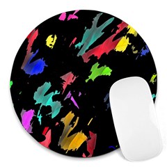 Painter Was Here Round Mousepads by Valentinaart