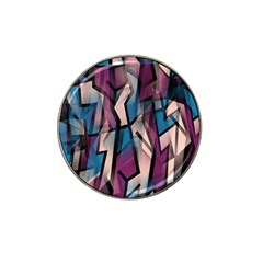 Purple High Art Hat Clip Ball Marker by Valentinaart