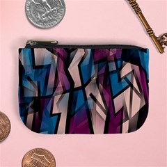 Purple High Art Mini Coin Purses by Valentinaart