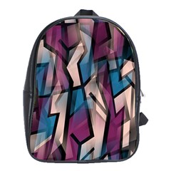 Purple High Art School Bags (xl)  by Valentinaart