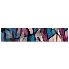 Purple High Art Flano Scarf (small) by Valentinaart