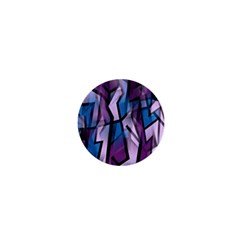 Purple Decorative Abstract Art 1  Mini Magnets by Valentinaart