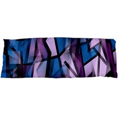 Purple Decorative Abstract Art Body Pillow Case Dakimakura (two Sides) by Valentinaart