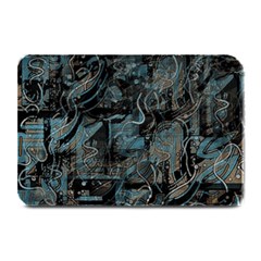 Blue Town Plate Mats by Valentinaart