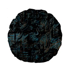 Blue Town Standard 15  Premium Flano Round Cushions by Valentinaart