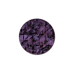 Purple Town Golf Ball Marker by Valentinaart