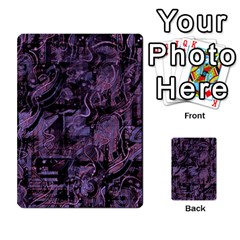 Purple Town Multi-purpose Cards (rectangle)  by Valentinaart