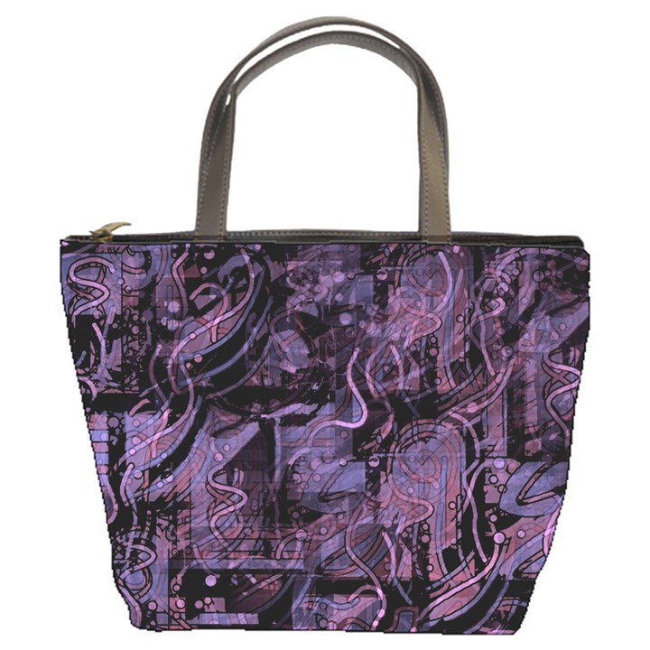 Purple town Bucket Bags