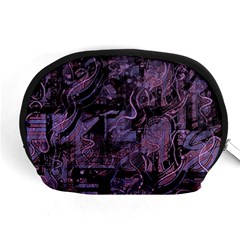 Purple Town Accessory Pouches (medium)  by Valentinaart