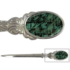 Green Town Letter Openers by Valentinaart