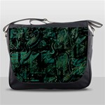 Green town Messenger Bags Front