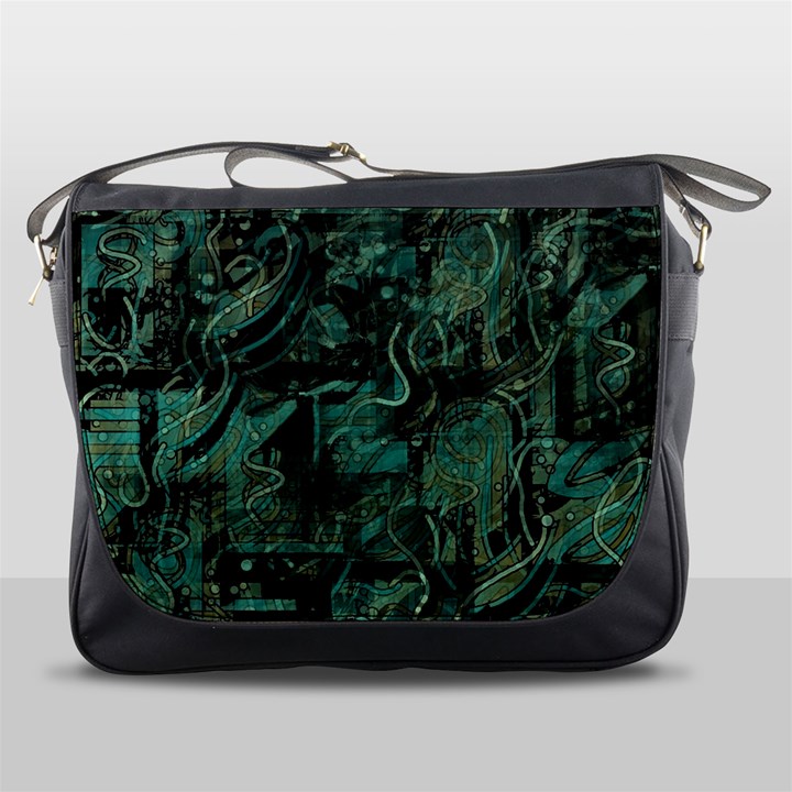 Green town Messenger Bags