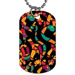 Colorful snakes Dog Tag (One Side) Front