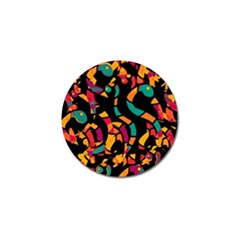 Colorful Snakes Golf Ball Marker by Valentinaart