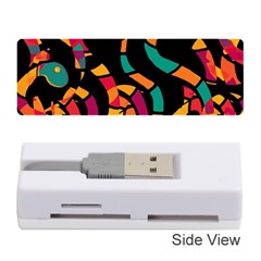 Colorful Snakes Memory Card Reader (stick)  by Valentinaart