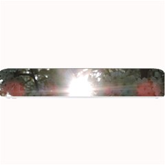 Sun Rays Through White Cherry Blossoms Small Bar Mats