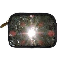 Sun Rays Through White Cherry Blossoms Digital Camera Cases by picsaspassion