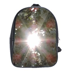 Sun Rays Through White Cherry Blossoms School Bags (xl) 