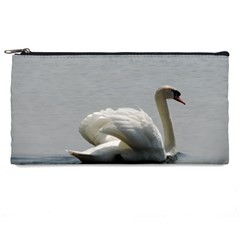 Swimming White Swan Pencil Cases