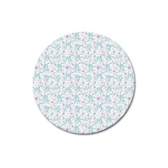 Intricate Floral Collage  Magnet 3  (round) by dflcprints