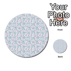 Intricate Floral Collage  Multi-purpose Cards (round) 