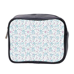 Intricate Floral Collage  Mini Toiletries Bag 2-side by dflcprints