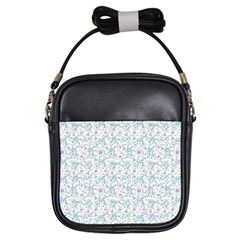 Intricate Floral Collage  Girls Sling Bags by dflcprints