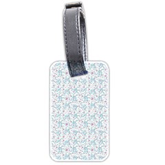 Intricate Floral Collage  Luggage Tags (two Sides) by dflcprints