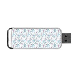 Intricate Floral Collage  Portable Usb Flash (two Sides) by dflcprints