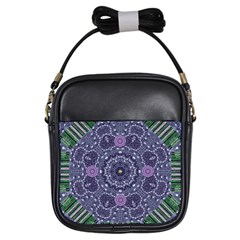 Star Of Mandalas Girls Sling Bags by pepitasart