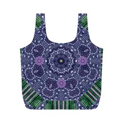 Star Of Mandalas Full Print Recycle Bags (m)  by pepitasart