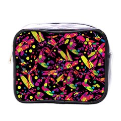 Colorful Dragonflies Design Mini Toiletries Bags by Valentinaart