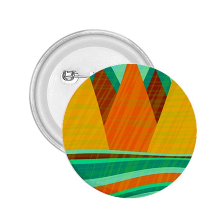 Orange and green landscape 2.25  Buttons