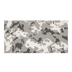 Winter Camouflage Satin Wrap