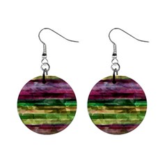 Colorful Marble Mini Button Earrings by Valentinaart