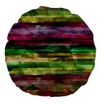 Colorful marble Large 18  Premium Flano Round Cushions Front