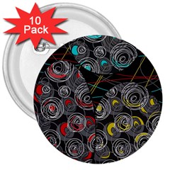 Crush  3  Buttons (10 Pack)  by Valentinaart