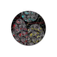 Crush  Magnet 3  (round) by Valentinaart