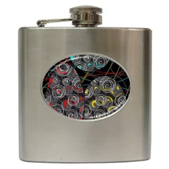 Crush  Hip Flask (6 Oz) by Valentinaart