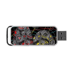 Crush  Portable Usb Flash (one Side) by Valentinaart