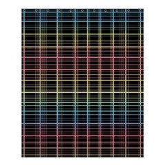 Neon Plaid Design Shower Curtain 60  X 72  (medium)  by Valentinaart