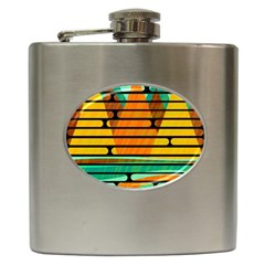 Decorative Autumn Landscape Hip Flask (6 Oz) by Valentinaart