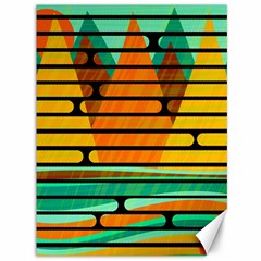 Decorative Autumn Landscape Canvas 36  X 48  